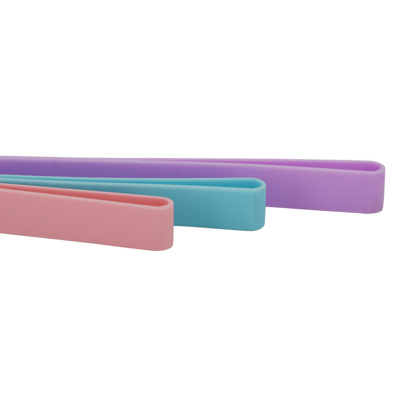 3PCS A5 silikonska bilježnica Višenamjenski remen u boji Silikonski remen za bilježnicu u boji slatkiša Uže za privezivanje knjige Prenosiv Jednostavan za korištenje