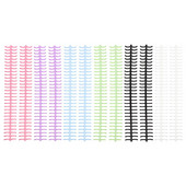 12 tk Sülearvuti köitmise ogad spiraalsed sülearvuti mähised spiraalid kammköited