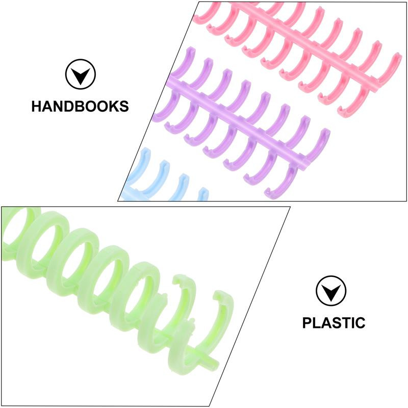 12 tk Sülearvuti köitmise ogad spiraalsed sülearvuti mähised spiraalid kammköited