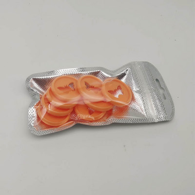 10Pcs/Lot 28MM šareni leptir, gljiva, uvez, disk, disk, plastični uvez, DIY, uredski uvez s kopčom od 360 stupnjeva