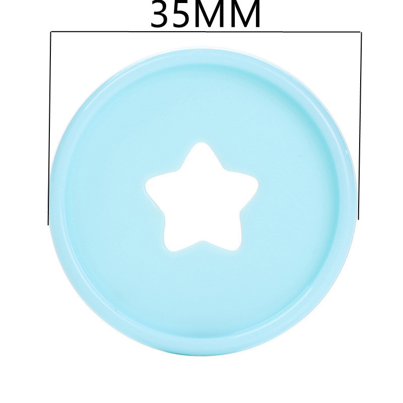30PCS 35MM uzorak petokrake zvijezde u boji, plastični prsten za uvezivanje, kopča za uvez, blok za pisanje s rupom od gljive, poseban CD.