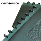 6PCS 18mm unutarnjeg promjera plastične labave listove za bilježnicu prsten za vezivanje prstena kopča album album spomenar zanatske fotografije alat za podijeljeno prstenje