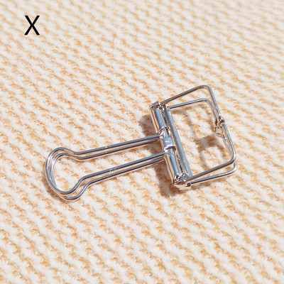 Kis irodai kellékek könyvcsipesz irodaszer mappa al-szín fém hosszú farok klip kötési klip retro fecskefarkú klip