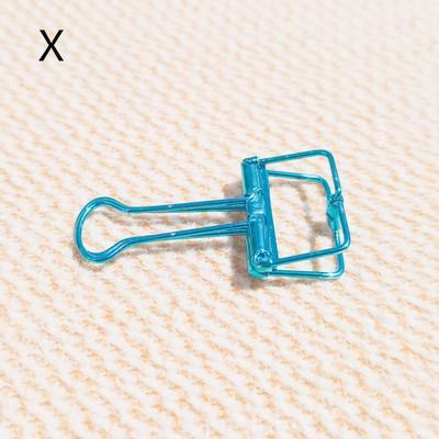 Kis irodai kellékek könyvcsipesz irodaszer mappa al-szín fém hosszú farok klip kötési klip retro fecskefarkú klip