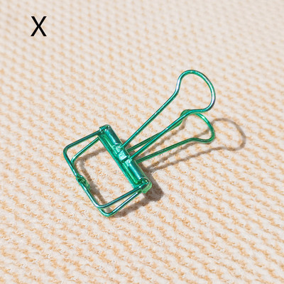 Kis irodai kellékek könyvcsipesz irodaszer mappa al-szín fém hosszú farok klip kötési klip retro fecskefarkú klip