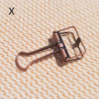 Kis irodai kellékek könyvcsipesz irodaszer mappa al-szín fém hosszú farok klip kötési klip retro fecskefarkú klip