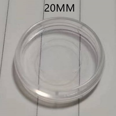 20PCS20MM Nova prozirna prstenasta kopča od pune plastike u boji želea, potrošni materijal za uvez diska s rupom od gljive.