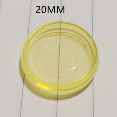 20PCS20MM Nova prozirna prstenasta kopča od pune plastike u boji želea, potrošni materijal za uvez diska s rupom od gljive.