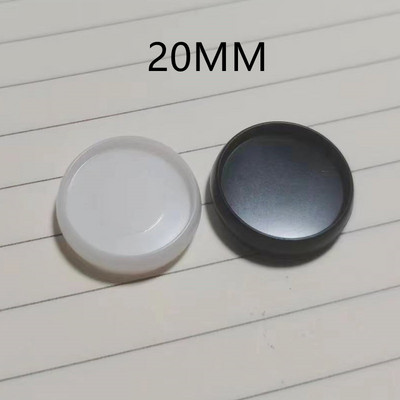 20PCS20MM Nova prozirna prstenasta kopča od pune plastike u boji želea, potrošni materijal za uvez diska s rupom od gljive.