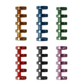 Πλαστικό Χαλαρό Φύλλο Δαχτυλίδι με 5 Τρύπες 10τμχ Σχολικές προμήθειες γραφείου DIY Easy