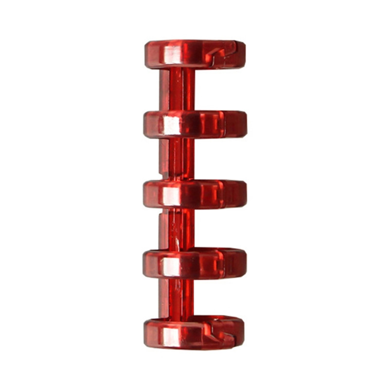 Πλαστικό Χαλαρό Φύλλο Δαχτυλίδι με 5 Τρύπες 10τμχ Σχολικές προμήθειες γραφείου DIY Easy