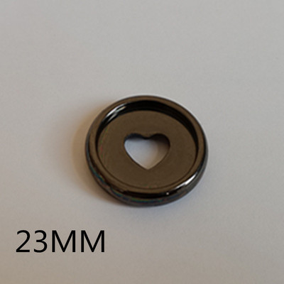 Galvaninis rišimo žiedas 30PCS23MM plastikinis grybų skylutė persikų širdelės mygtukų priedai įrišimo palaidų lapų saga