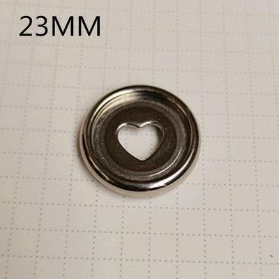 Galvaninis rišimo žiedas 30PCS23MM plastikinis grybų skylutė persikų širdelės mygtukų priedai įrišimo palaidų lapų saga