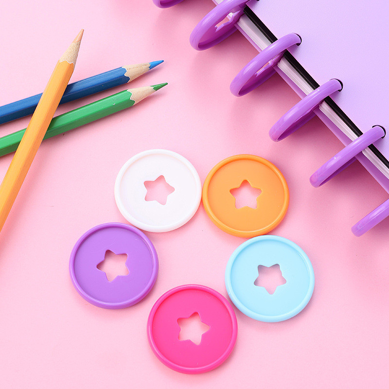 30 komada 35 MM rupica u obliku gljive, prijenosno računalo Plastični diskovi s otvorenim gumbom Zvjezdani disk Šareni plastični prstenovi s otvorenim listovima Diskovi s diskovima