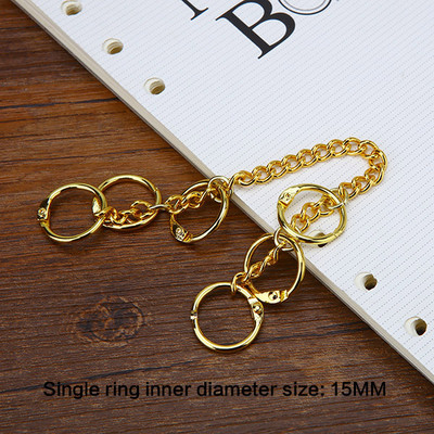 Retro metalni uvez za knjige sa šarkama za albume, isječci za albume, DIY foto aktivnosti, zvonasti lančić za uvez, dopisnice