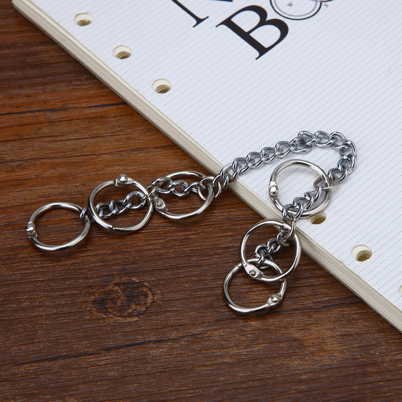 Retro metalni uvez za knjige sa šarkama za albume, isječci za albume, DIY foto aktivnosti, zvonasti lančić za uvez, dopisnice