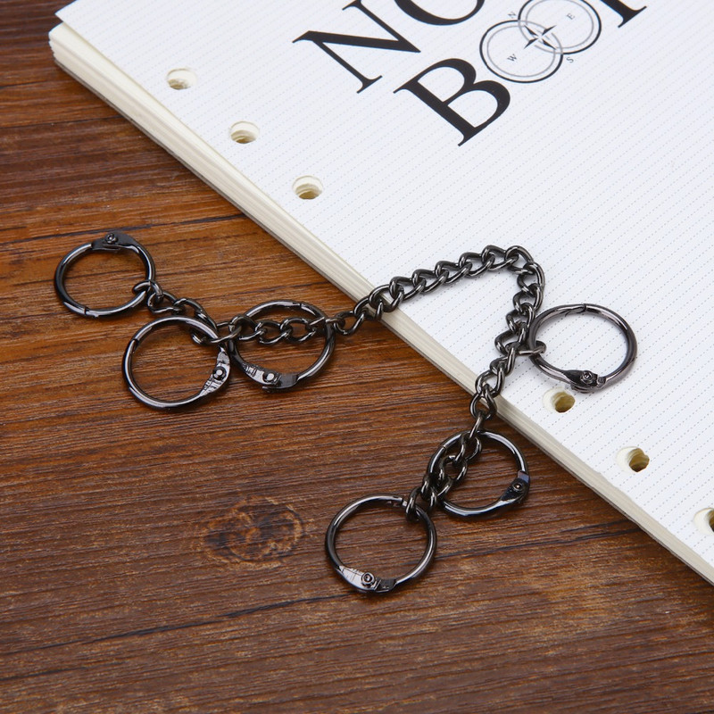 Retro metalni uvez za knjige sa šarkama za albume, isječci za albume, DIY foto aktivnosti, zvonasti lančić za uvez, dopisnice