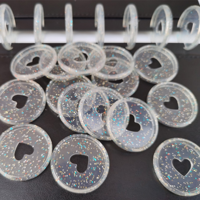 Nova kopča za uvez od 35 mm, bilježnica s rupom u obliku gljive, rupica za uvezivanje diska, blok za uvezivanje, prstenasta kopča, plastična kopča za diskove s otvorenim listovima Ured i škola