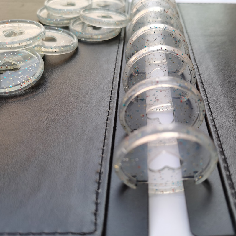 Nova kopča za uvez od 35 mm, bilježnica s rupom u obliku gljive, rupica za uvezivanje diska, blok za uvezivanje, prstenasta kopča, plastična kopča za diskove s otvorenim listovima Ured i škola