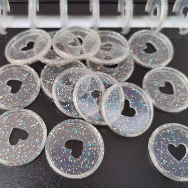 Nova kopča za uvez od 35 mm, bilježnica s rupom u obliku gljive, rupica za uvezivanje diska, blok za uvezivanje, prstenasta kopča, plastična kopča za diskove s otvorenim listovima Ured i škola