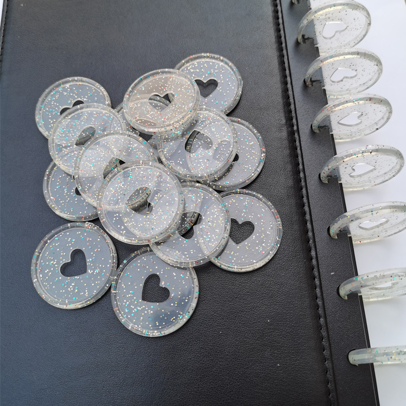 Nova kopča za uvez od 35 mm, bilježnica s rupom u obliku gljive, rupica za uvezivanje diska, blok za uvezivanje, prstenasta kopča, plastična kopča za diskove s otvorenim listovima Ured i škola