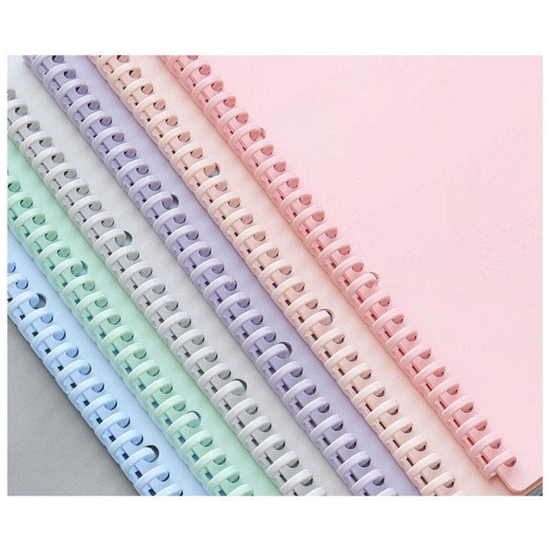 10 kom 30 rupa Krugovi Prsten Spiralni A4 Spojnice za uvez u bilježnicu Papir za knjige spomenara s slobodnim listovima