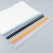 5 komada 12 mm 30 rupa, plastični prsten za uvezivanje, opružni spiralni prstenovi za djecu A4 A5 A6 Papirnato računalo Uredski pribor