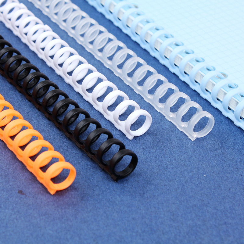 5 komada 12 mm 30 rupa, plastični prsten za uvezivanje, opružni spiralni prstenovi za djecu A4 A5 A6 Papirnato računalo Uredski pribor