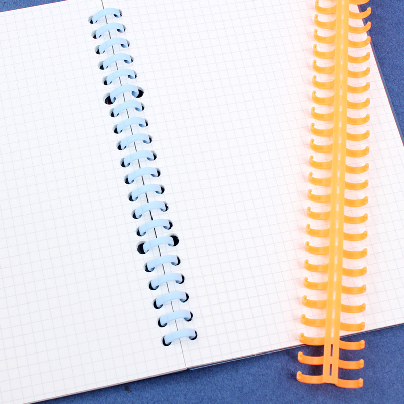 5 komada 12 mm 30 rupa, plastični prsten za uvezivanje, opružni spiralni prstenovi za djecu A4 A5 A6 Papirnato računalo Uredski pribor