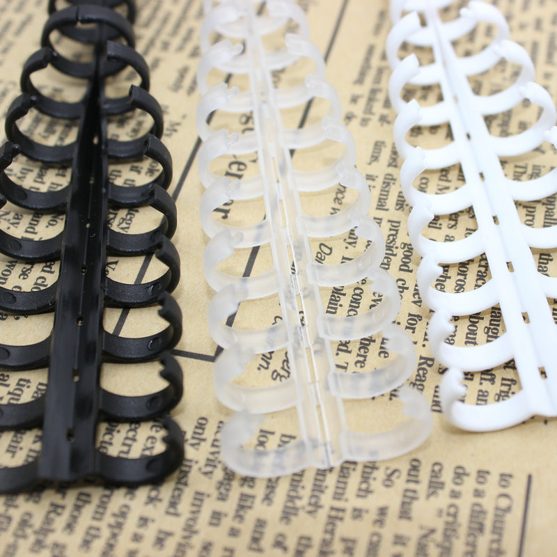 5 komada 12 mm 30 rupa, plastični prsten za uvezivanje, opružni spiralni prstenovi za djecu A4 A5 A6 Papirnato računalo Uredski pribor