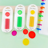 11 komada 24 mm 28 mm diskovi za uvezivanje za planer diskove Prsten za vezivanje s gljivama Discvezani rokovnik Plastični prsten za vezivanje za škrinju Disk za registrator