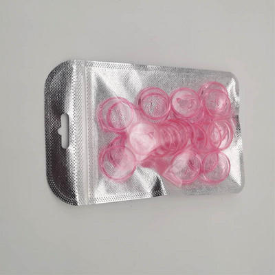 24Pcs/Lot Plastični prstenovi za uvezivanje 28MM Leptir labava kopča Prozirna kopča Rupa u obliku gljive Disk za uvez u bilježnicu