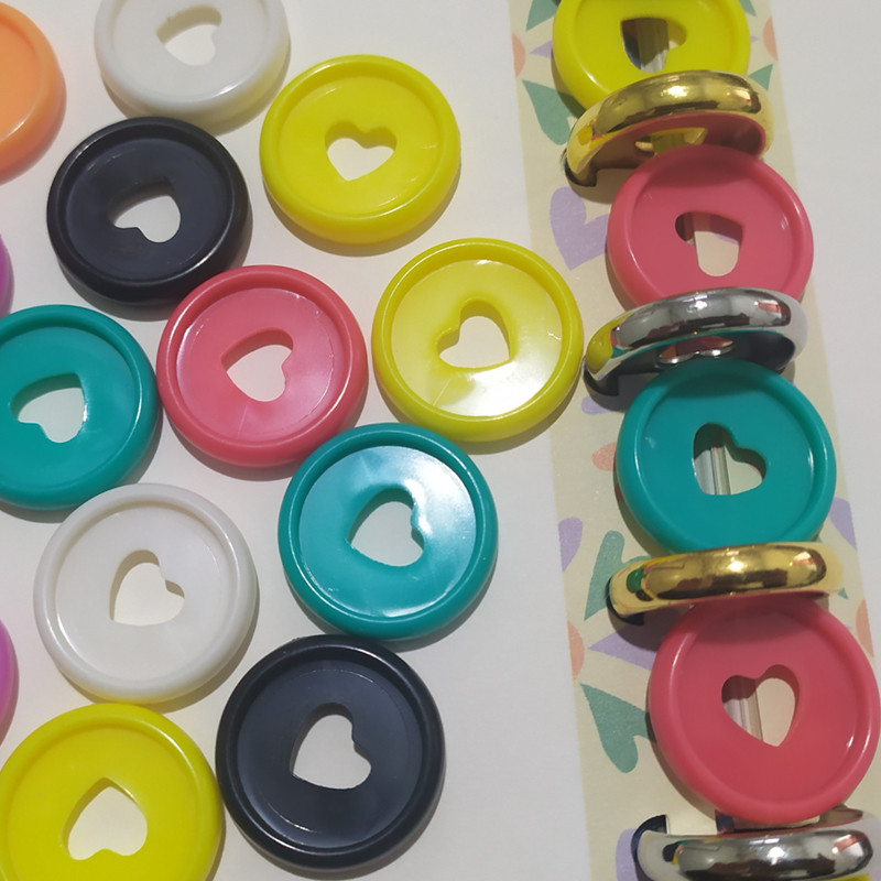 12 buc. 23 MM cataramă de legare pentru notebook disc ciupercă legare notepad din plastic cu frunze libere cataramă de disc din plastic inel agrafă pentru hârtie