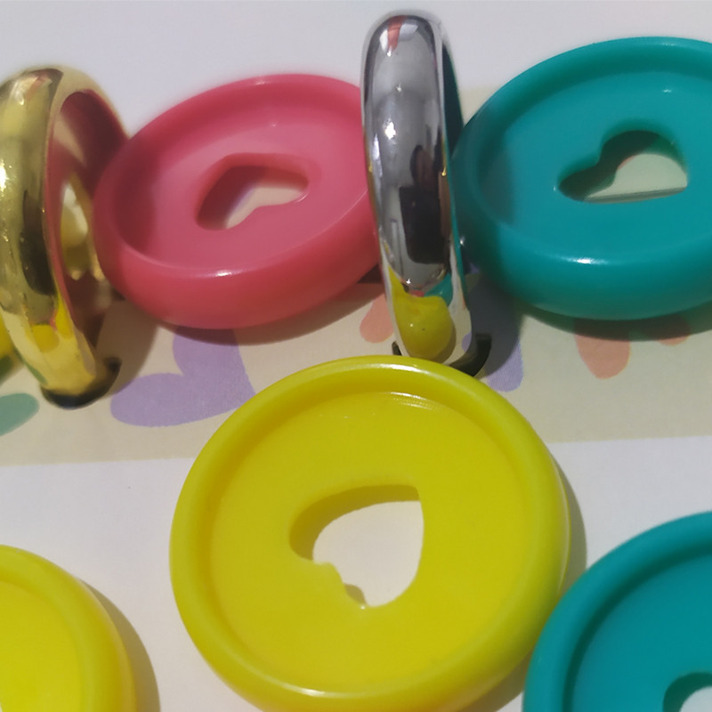 12 buc. 23 MM cataramă de legare pentru notebook disc ciupercă legare notepad din plastic cu frunze libere cataramă de disc din plastic inel agrafă pentru hârtie