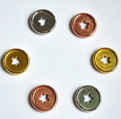 12 buc. 27mm caiet pentru ciuperci, buton, accesorii din plastic, cataramă pentru disc, carte de mână, discuri de legare pentru cărți, buton slăbit, liant A5