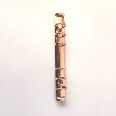 A5/A6 Rose Gold Fém spirális irattartó csíptető laza levelű irattartók Jegyzetfüzet irattartó mappa karikakapcsok Album Scrapbook kötőgyűrűk