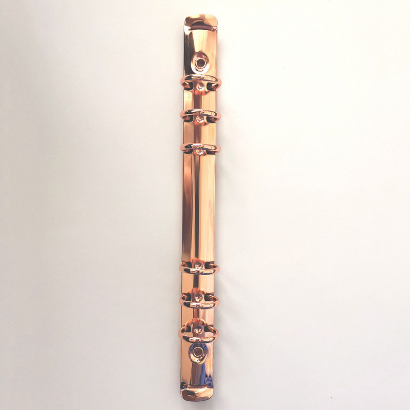 A5/A6 Rose Gold Fém spirális irattartó csíptető laza levelű irattartók Jegyzetfüzet irattartó mappa karikakapcsok Album Scrapbook kötőgyűrűk