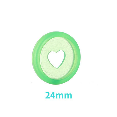 Plastični prstenovi za uvezivanje 30PCS24MM rupa u obliku gljive ljubavni gumb za uvezivanje slobodnih listova DIY gumb za uvezivanje prstenova za knjige sa slobodnim uvezima