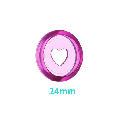 Plastični prstenovi za uvezivanje 30PCS24MM rupa u obliku gljive ljubavni gumb za uvezivanje slobodnih listova DIY gumb za uvezivanje prstenova za knjige sa slobodnim uvezima
