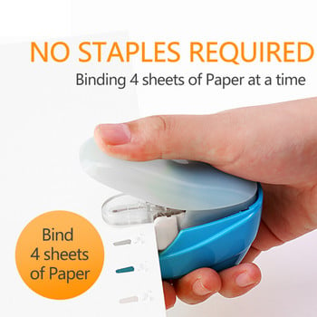 Βιβλίο Paper Stapling Mini Portable Stapleless Συρραπτικό Σχολικά είδη γραφείου