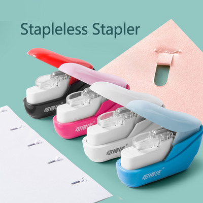 Βιβλίο Paper Stapling Mini Portable Stapleless Συρραπτικό Σχολικά είδη γραφείου