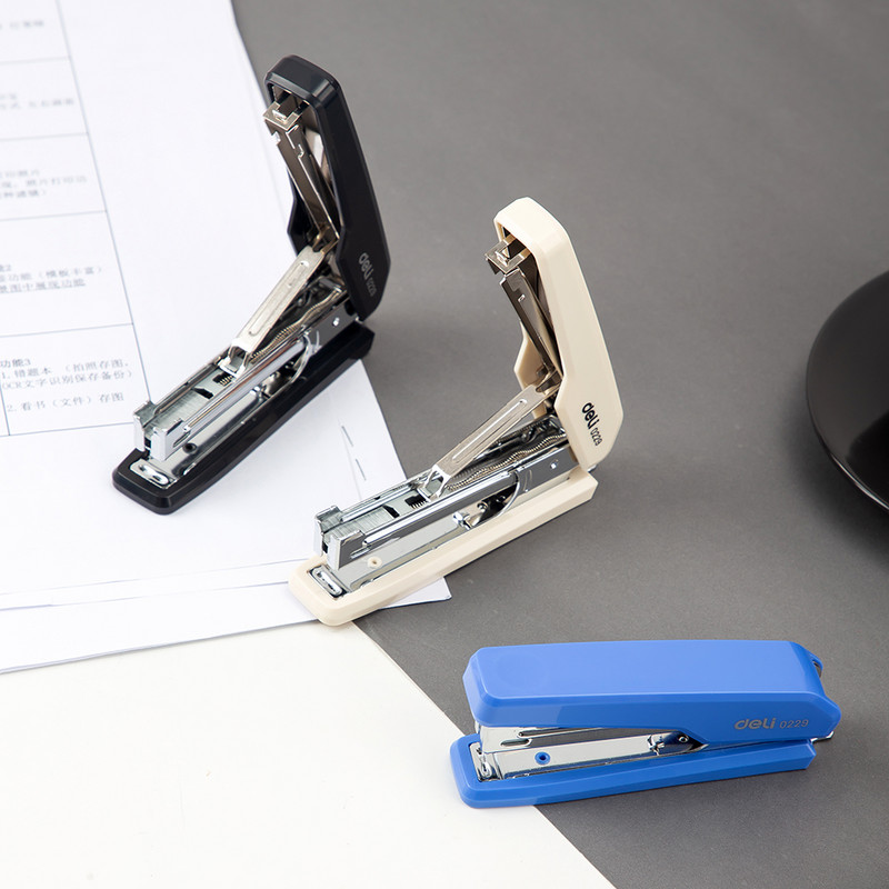 DELI Stapler 10 # Metalinio pagrindo patvarus segiklis 0229 kanceliarinės prekės kanceliarinės prekės kabės biuro reikmenys