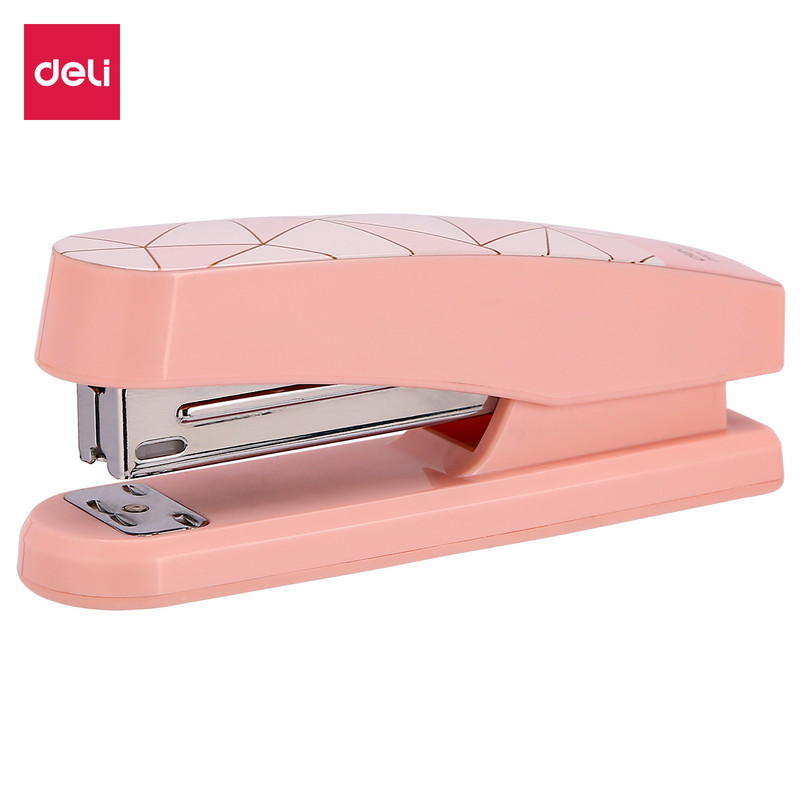 DELI Fashion Office Stapler Nr.12 Pusjuostelinis segiklis 24/6 ir 26/6 sklandžiai susegiamas raštinės reikmenų kabės E0402F