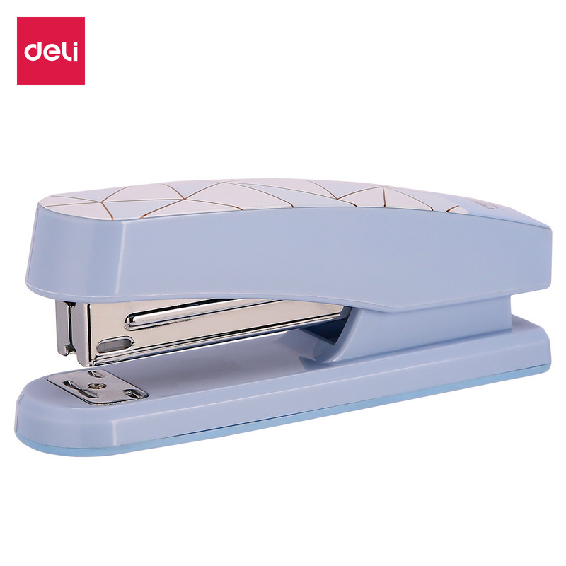 DELI Fashion Office Stapler Nr.12 Pusjuostelinis segiklis 24/6 ir 26/6 sklandžiai susegiamas raštinės reikmenų kabės E0402F