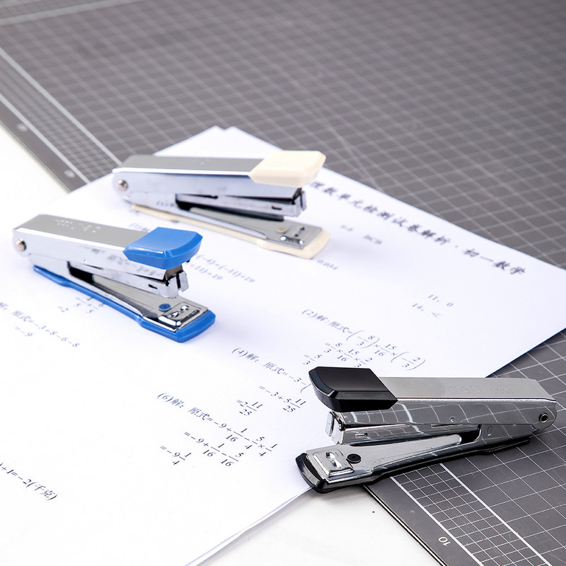 DELI mini segiklis Nr. 10 Spalvingas nešiojamas segiklis Patvarus metalo konstrukcijų popieriaus įrišimo raštai Biuro reikmenys