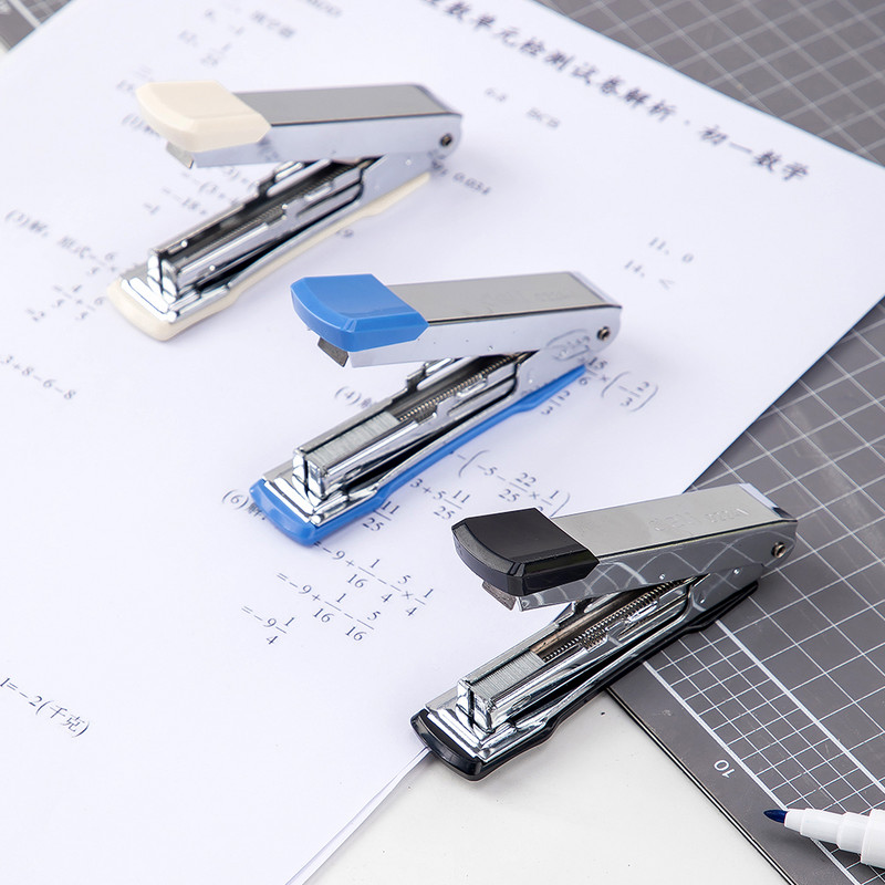 DELI mini segiklis Nr. 10 Spalvingas nešiojamas segiklis Patvarus metalo konstrukcijų popieriaus įrišimo raštai Biuro reikmenys