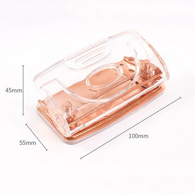 Rose Gold Stapler Edition Metalne ručne klamerice 24/6 26/6 uključuju 100 spajalica Uredski pribor Školski pribor