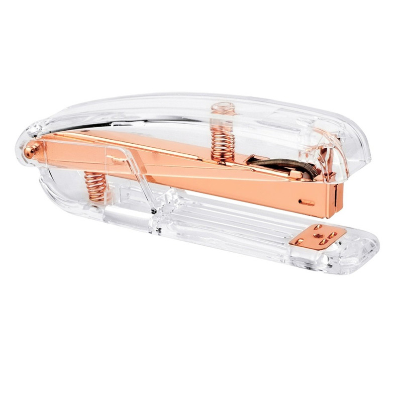 Rose Gold Stapler Edition Metalne ručne klamerice 24/6 26/6 uključuju 100 spajalica Uredski pribor Školski pribor