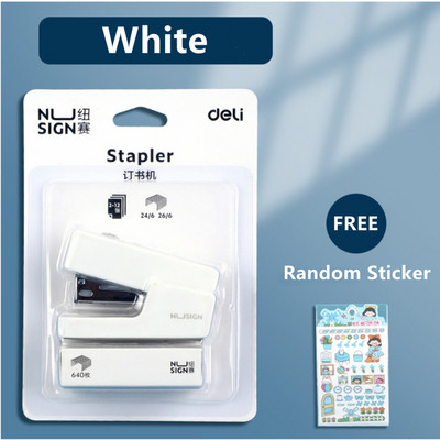 Deli Mini klamerica sa spajalicama 24/6 26/6 Samll Fashion klamerica za papir za uredski pribor Školski pribor