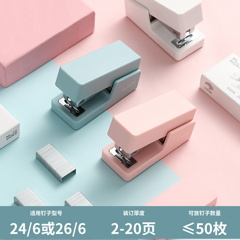Deli Mini klamerica sa spajalicama 24/6 26/6 Samll Fashion klamerica za papir za uredski pribor Školski pribor